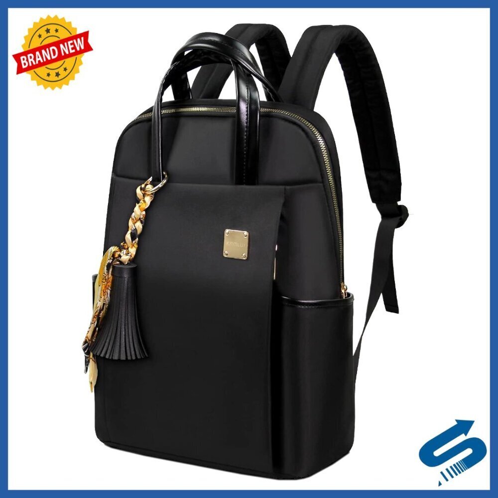 Slim Travel Laptop Backpack Lightweight Nylon Water-Resistant Business Fashion